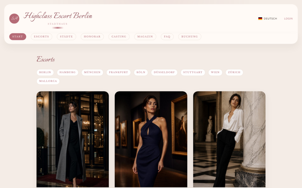 Vorschau Highclass Escort Berlin Deutschland